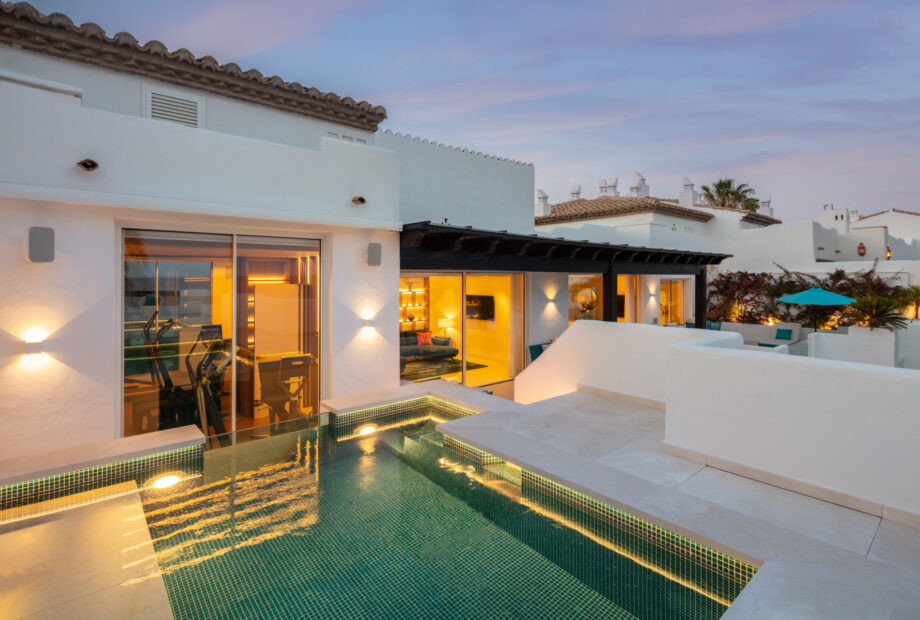 Penthouse One- the Ultimate One-of-a-Kind Frontline Beach Property in Marbella’s Puente Romano