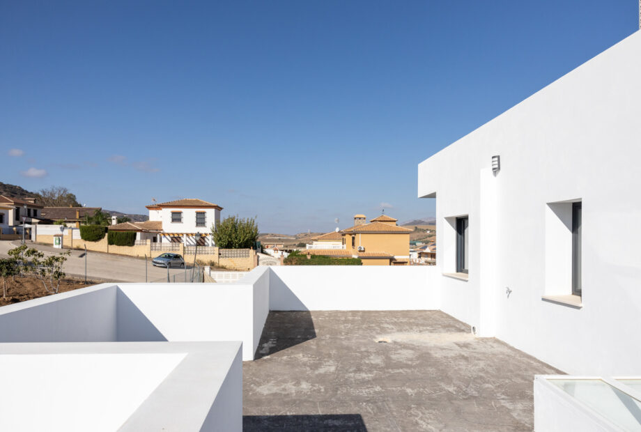 Modern Villa with Breathtaking Views over the Open Plains and Mountains in Casabermeja, Malaga